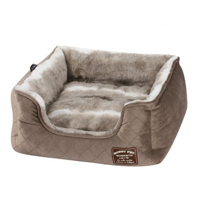 Warm Dog Bed Luxury Modern Innovative Pet bed Plush Square Shape