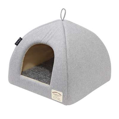 Bobbypet Nordic style soft and comfortable cat igloo tent bed